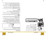 Preview for 22 page of BE I3500L Operation Manual