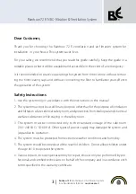 Preview for 3 page of BE Rainbow 72 R User Manual