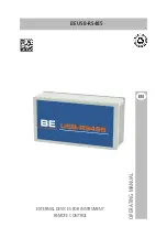 BE USB-RS485 Operating Manual предпросмотр