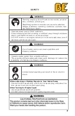 Preview for 7 page of BE WILDLAND Series User Manual