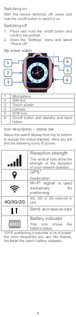 Preview for 4 page of Bea-fon Kids SW1 User Manual