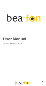 Preview for 1 page of Bea-fon S20 User Manual