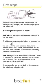 Preview for 7 page of Bea-fon S20 User Manual