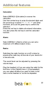 Preview for 22 page of Bea-fon S20 User Manual