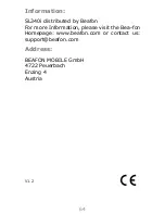 Preview for 64 page of Bea-fon SL340i User Manual