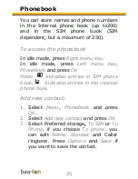 Preview for 25 page of Bea-fon SL470 User Manual