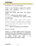 Preview for 40 page of Bea-fon SL470 User Manual