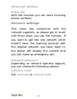 Preview for 47 page of Bea-fon SL470 User Manual