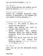 Preview for 49 page of Bea-fon SL470 User Manual