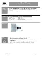 Preview for 1 page of BEA 10T300HH4 User Manual