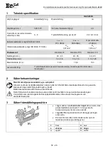 Предварительный просмотр 26 страницы BEA 14/65-830C User Manual