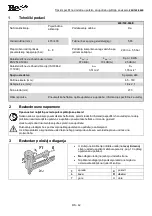 Предварительный просмотр 42 страницы BEA 246/160-964E Manual