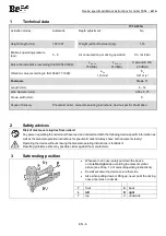 Предварительный просмотр 6 страницы BEA 71/14-451A Manual