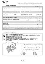 Предварительный просмотр 20 страницы BEA 71/14-451A Manual