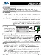 Предварительный просмотр 1 страницы BEA BODYGUARD III GT 300 Quick Setup Manual