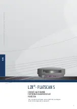 Preview for 1 page of BEA LZR FLATSCAN S User Manual