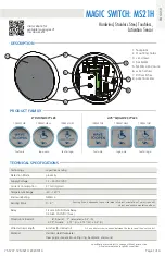 BEA MAGIC SWITCH MS21H Quick Start Manual предпросмотр