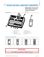 Предварительный просмотр 1 страницы BEA RD900 Manual