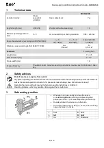 Предварительный просмотр 6 страницы BEA SK355-214E Manual