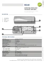 Preview for 1 page of BEA VIO-M1 User Manual