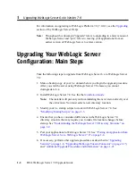 Предварительный просмотр 14 страницы BEA WebLogic Server 7 Upgrade Manual