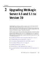 Предварительный просмотр 49 страницы BEA WebLogic Server 7 Upgrade Manual