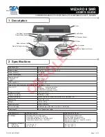 BEA WIZARD II SMR User Manual preview