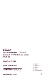 Preview for 21 page of Beaba FDIR-V16 Instructions Manual