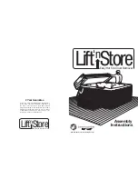 Beachcomber Lift 'n Store Assembly Instructions preview