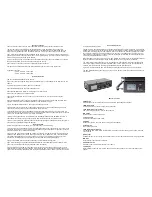 Предварительный просмотр 2 страницы BeachTek DXA-5DA User Manual