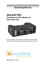 BeachTek DXA-SLR PRO Operating Manual preview