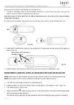 Предварительный просмотр 9 страницы Beacon Lighting Lucci air AIRFUSION PEREGRINE Installation Instructions Manual