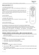 Предварительный просмотр 11 страницы Beacon Lighting Lucci air AIRFUSION PEREGRINE Installation Instructions Manual