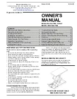 Beacon BSCTAB-750D Owner'S Manual предпросмотр