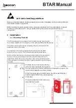 Beacon BTAR Manual preview