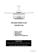 Preview for 1 page of Beacon FANAWAY MONTCLAIR Manual