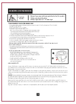 Preview for 3 page of Beacon FP0121-P Assembly And Care Instructions