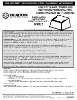 Preview for 3 page of Beacon RWL1 Installation Instructions