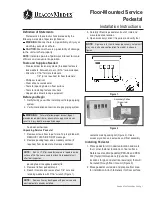 Предварительный просмотр 1 страницы BeaconMedaes Floor Pedestal Installation Instructions