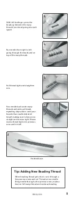 Preview for 5 page of Beadalon Jewel Loom Instruction Booklet