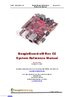 BeagleBoard BeagleBoard-xM Rev C2 System Reference Manual preview