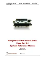 BeagleBoard BeagleBone DVI-D System Reference Manual preview