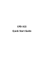 Preview for 1 page of BeagleBoard EPD-X15 Quick Start Manual