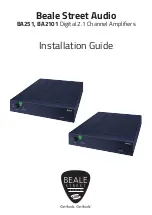 Beale Street Audio BA2101 Installation Manual предпросмотр