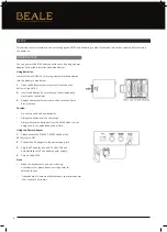 Preview for 6 page of BEALE AK140 User Manual