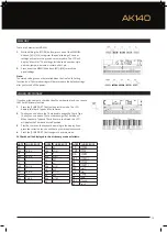 Preview for 15 page of BEALE AK140 User Manual