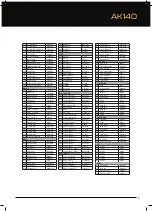 Preview for 21 page of BEALE AK140 User Manual