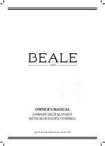 BEALE DP600BT Owner'S Manual preview