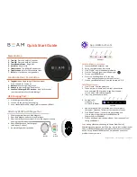 Предварительный просмотр 1 страницы Beam Authentic BEAM1 Quick Start Manual