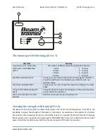 Предварительный просмотр 5 страницы Beam Trainer QF11-S User Manual